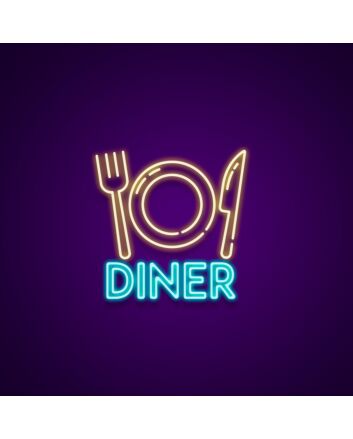 Food Icon Neon Sign