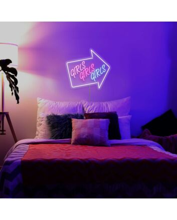Girls Girls Girls Neon Sign
