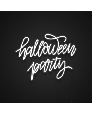 Halloween Party Neon Sign