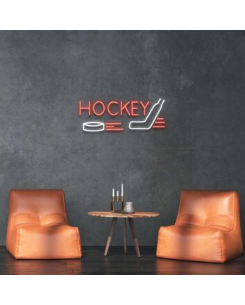Hockey Neon Sign