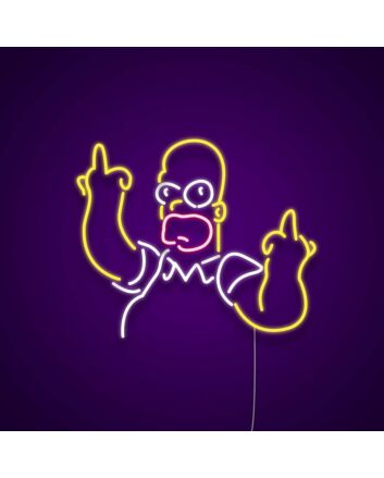 Homer Simpson Neon Sign