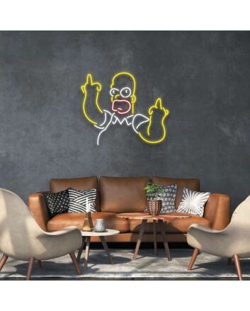 Homer Simpson Neon Sign