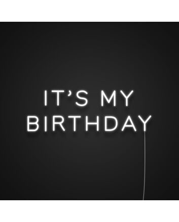 Its My Birthday Neon Sign