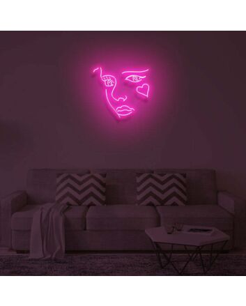 LOVE MARK&quot; LED Neon Sign
