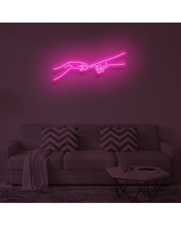 &quot;THE CREATION OF ADAM&quot; LED Neon Sign