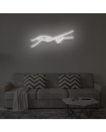 &quot;THE CREATION OF ADAM&quot; LED Neon Sign