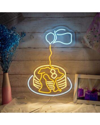 Pancakes Neon Sign