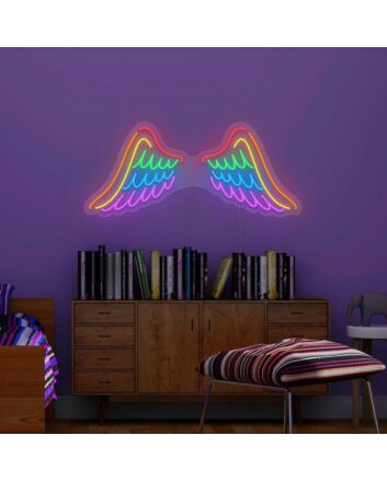 Pride Wings Neon Sign