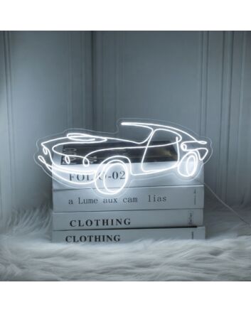 Retro Racing Car Neon Sign