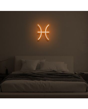 PISCES" LED neon sign