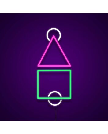 Squid Game Logo Neon Light
