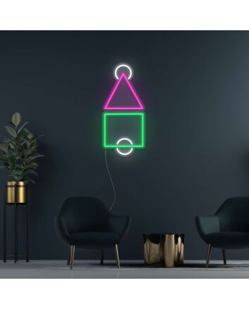Squid Game Logo Neon Light