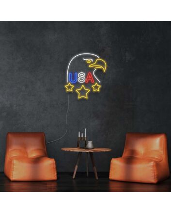 USA Eagle Neon Sign