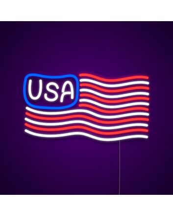 USA Flag Neon Sign MNC40572