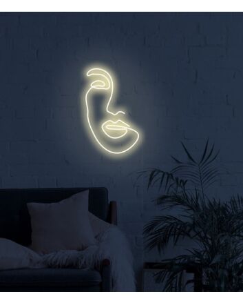 Aesthetic Face Neon Sign