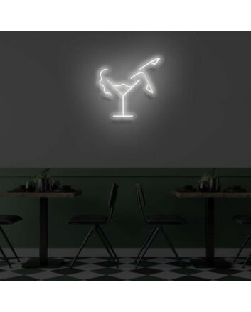 MARTINI GLASS&quot; LED Neon Sign