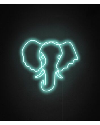 Elephant Neon Sign