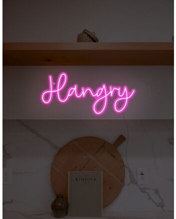 Hangry Neon Sign