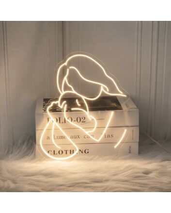 Mother and Hug Neon Sign