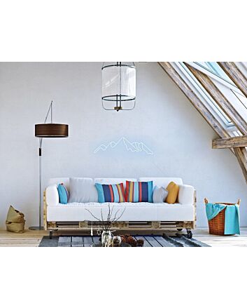 Mountain Skyline Neon Sign