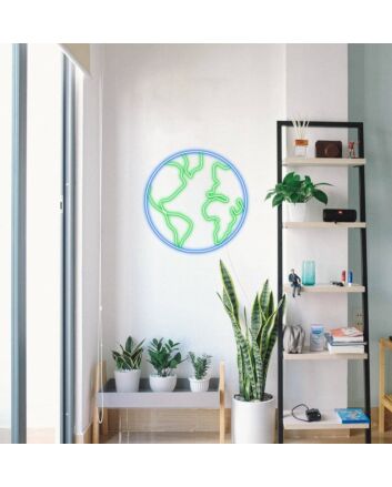 The Planet Earth Neon Sign