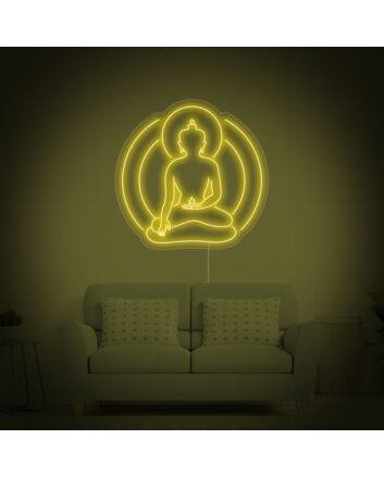 Buddha Yoga Neon Sign