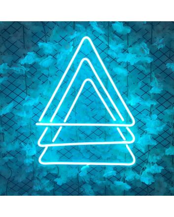 Three Triangle Neon Sign