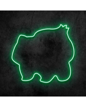 Bulbasaur Neon Sign