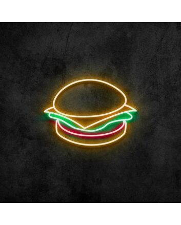 Burger Neon Sign