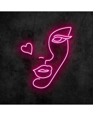 Cheeky Heart Neon Sign