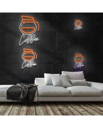 Coffee Pot Neon Sign