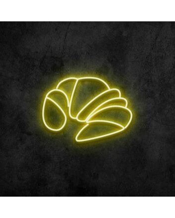 Croissant Neon Sign