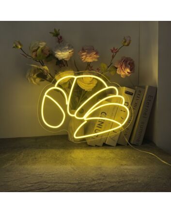 Croissant Neon Sign