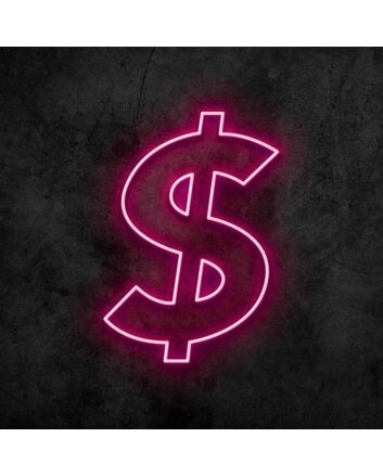 Dollar Sign Neon Sign