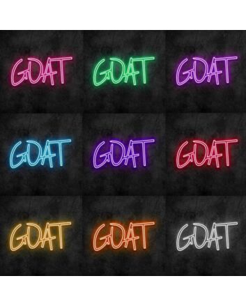 GOAT Neon Sign