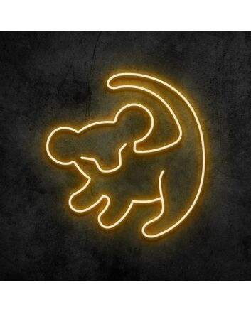 Lion Cub Neon Sign