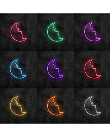 Moon Neon Sign