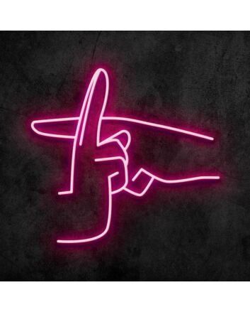 Ninja Hands Neon Sign