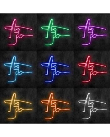 Ninja Hands Neon Sign