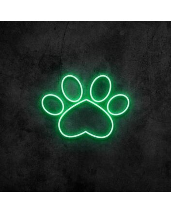 Paw Print Neon Sign