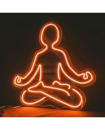 Peace Yoga Neon Sign