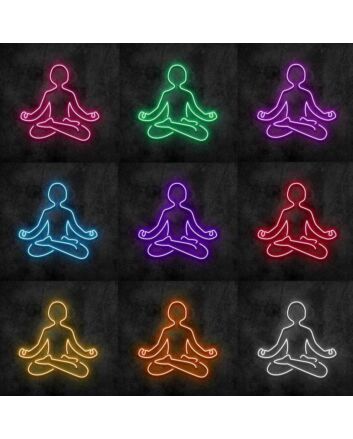 Peace Yoga Neon Sign