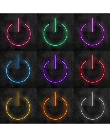 Power On Neon Sign