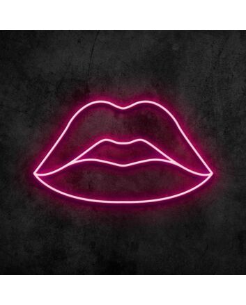 Pucker Up Neon Sign