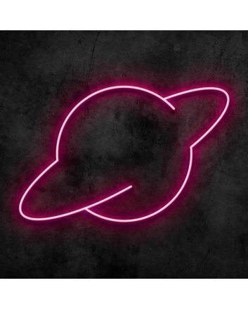 Saturn Neon Sign