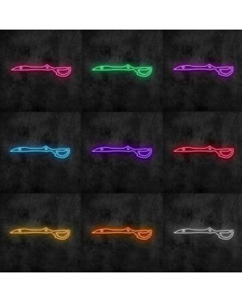 Scissor Blade Neon Sign