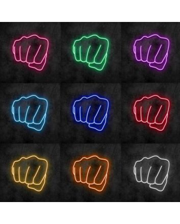 Single Punch Neon Sign