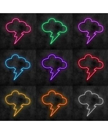 Storm Cloud Neon Sign