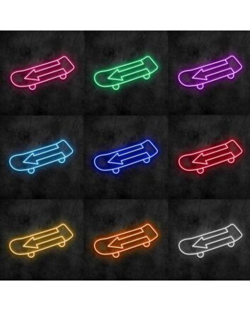 The Assassins Skateboard Neon Sign