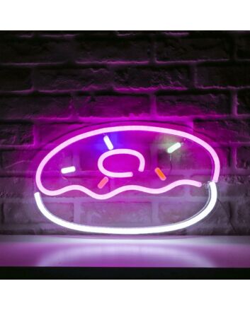 Donut Food Neon Sign